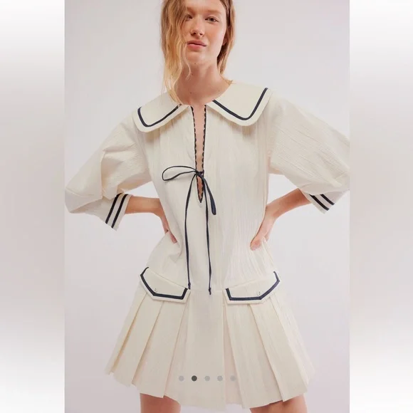 SOLD——-Free people star board mini dress - Picture 1 of 10